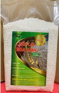 Gạo nếp cái Hoa Vàng túi 2kg - Gạo An Bình Phát - Công Ty TNHH Thương Mại Dịch Vụ An Bình Phát